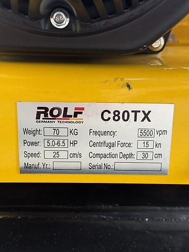 двигател мтз80: Виброплита ROLF C80TX с баком для орошения - Тип: бензиновая — 5