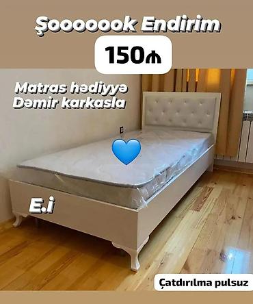 ucuz matras satilir: Yeni, Təknəfərlik çarpayı — 1