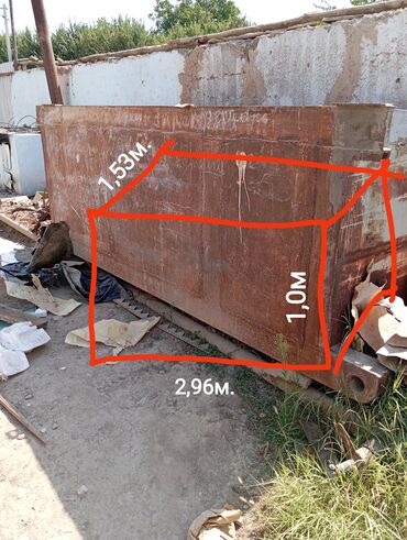 швейный оборудования: Продается ёмкость 4,7 куб. Каркас сделан из швеллера 160мм. Лист