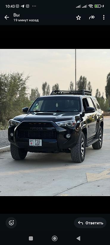 фораннер 2018: Toyota 4Runner: 2018 г., Автомат, Бензин, Внедорожник — 1