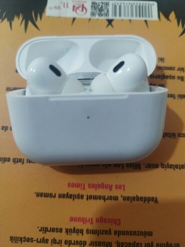 Mikrofonlar: Simsiz (Bluetooth) Qulaqcıqlar, Apple, rəng - Ağ