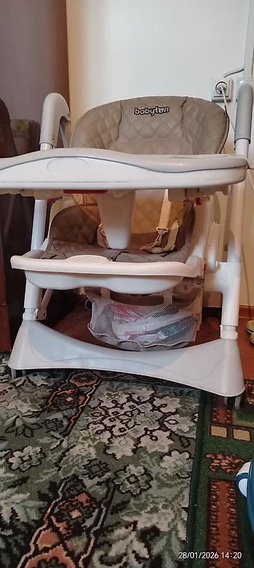 babyton: Детский стульчик для кормления Babyton. - Удобное мягкое сиденье с — 3