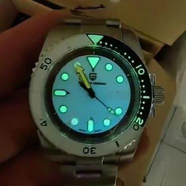 Ručni satovi: PAGANI DESIGN PD-1726 - 40mm - Bela Potpuno nov muški sat PAGANI — 12