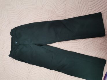 детские непромокаемые брюки: Джинсы и брюки, цвет - Черный, Б/у