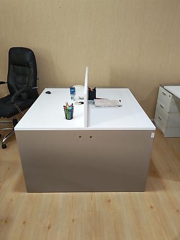 ofis: Ofis üçün iki nəfərlik iş masası 5 ədəddir biri 90 azn - Model — 2