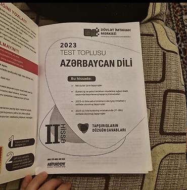 Testlər: Azərbaycan dili Testlər 11-ci sinif, DİM, 2-ci hissə, 2023 il — 3