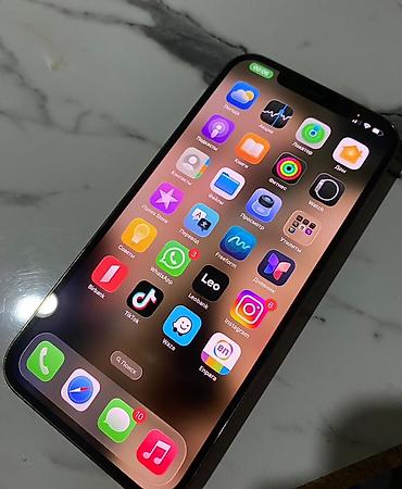 barter iphone 14 15 pro max: IPhone 12 Pro Max, Qızılı, Face ID — 1