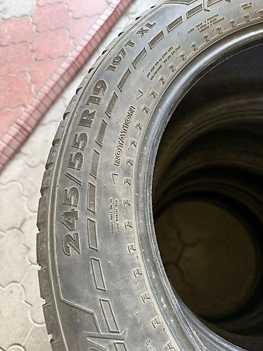 шины с шипами: Комплект зимних шипованных шин (4 шт.) - Размер: 245/55 R19 - Индекс — 4