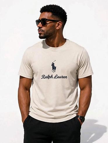 Muška majica kratkih rukava – Ralph Lauren logo - Klasičan kroj sa