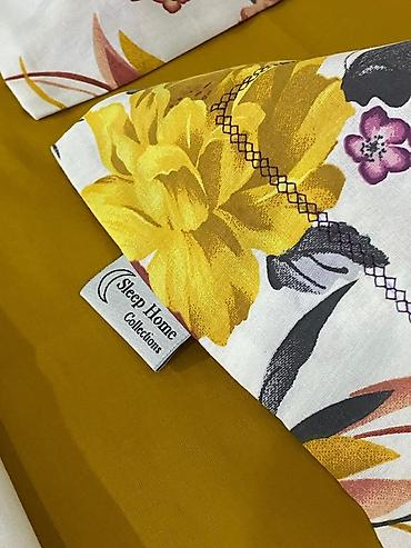 Постельное белье: İkiliy yataq dəsti – çiçək naxışlı Dəst tərkibi: - Prostə: 240 x 260 — 8