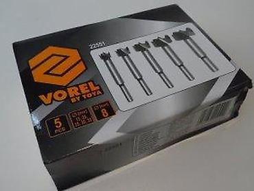 Burgije: Set Forstner burgija – 5 kom u drvenoj kutiji - Tip: Forstner burgije — 10