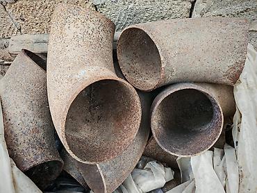 труба: Metal boru dirsəkləri (sənaye tipli) - Material: qalın divarlı polad — 2