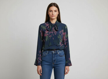 modne bluzki plus size: Жіноча блуза, розмір L