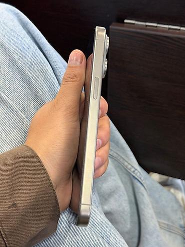 Мобильные телефоны и аксессуары: IPhone 15 Pro Max, Б/у, 256 ГБ, Natural Titanium, Коробка, 81 % — 7