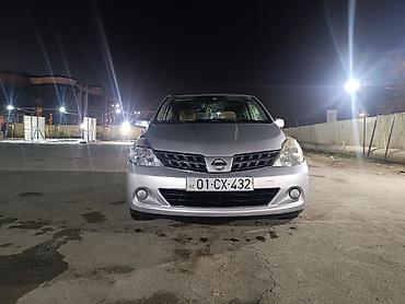 su satan yerler: Nissan Tiida, 5 qapılı hetçbek, gümüşü rəng. - Sərfəli şəhər — 5