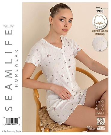 пижамные костюмы: Пижама, Атлас, Турция, С кружевом, Все размеры — 10