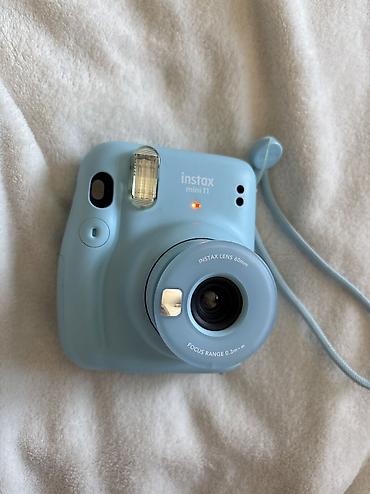 fujifilm instax: Fujifilm Instax Mini 11 — mavi rəngdə fotoaparat - Film tipi: Instax — 6