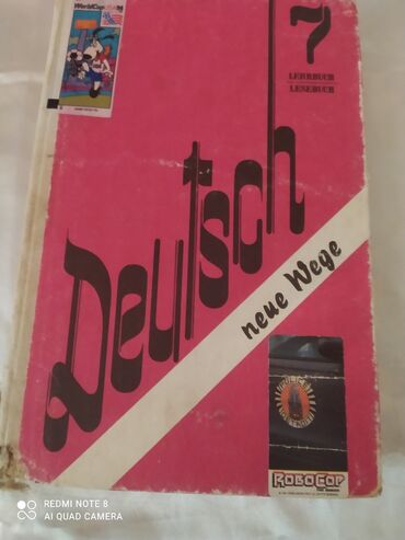 книги на немецком: Учебник немецкого языка для 4, 9 класса. Каждый по 200 сом