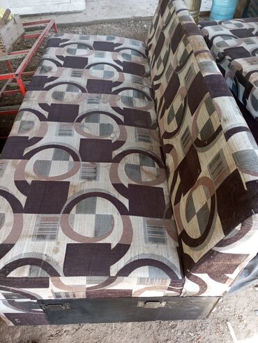ikea диваны: Модульный диван, цвет - Черный, Б/у