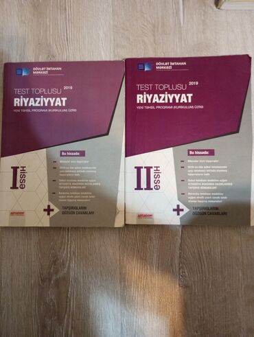 riyaziyyat yeni test toplusu pdf: Riyaziyyat test toplusu 2019 1ci ve 2ci hisse.Əla vəziyətdədir tər