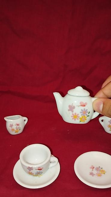 Ev və bağ: Çay dəsti, rəng - Ağ, Keramika, SSRİ — 1
