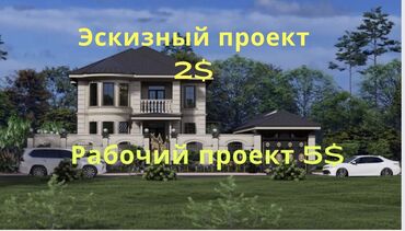 дом в доль дороги г ош: 500 кв. м, 1 бөлмө, Видео байкоо