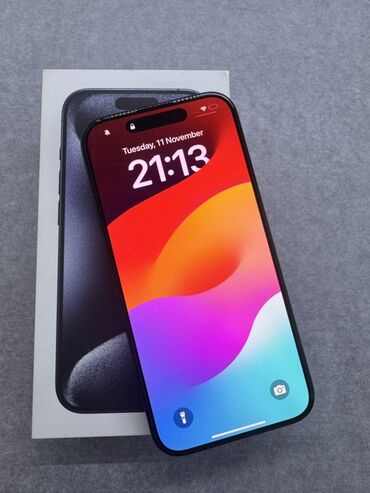 Apple iPhone: Apple iPhone iPhone 15 Pro, 512 GB, Blue Titanium, Otisak prsta, Face ID — 1