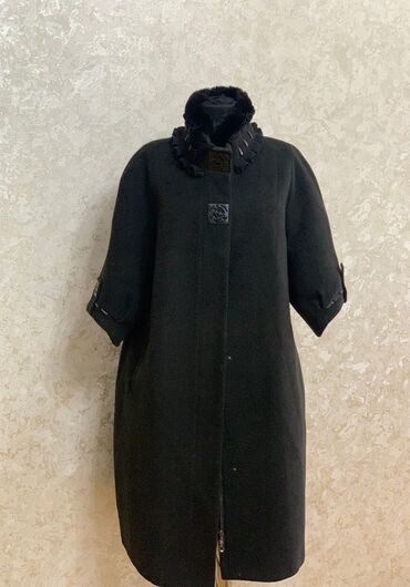 Paltolar: Palto, 5XL (EU 50), rəng - Qara