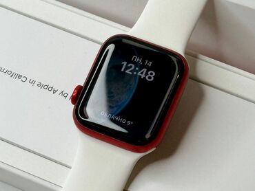 Apple Watch: Смарт часы apple watch 6 40 mm red. Полный комплект. Не вскрывались