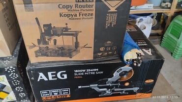 Digər alət dəstləri: Məhsul: YILMAZ FR 222 Copy Router (Portativ) və AEG PS254L sürüşən — 14