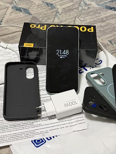 смарт чясы: Poco X8 Pro, Колдонулган, 512 ГБ, түсү - Жашыл, 2 SIM — 1