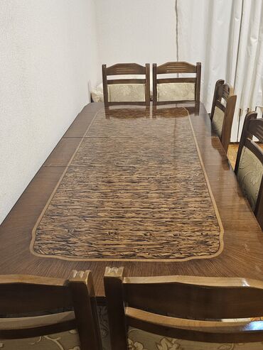 Masa və oturacaq dəstləri: Qonaq otağı üçün, Açılan, Dördbucaq masa, 6 stul -da lalafo.az — 3 Masa və oturacaq dəstləri: Qonaq otağı üçün, Açılan, Dördbucaq masa, 6 stul — 3