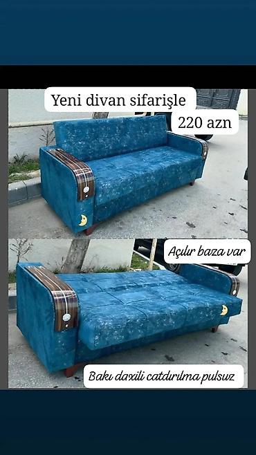 Divan, Qonaq otağı üçün, Parça, Bazalı, Açılan