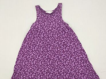 niebieska sukienka h: Dress, H&M, 5-6 years, 110-116 cm, condition - Perfect