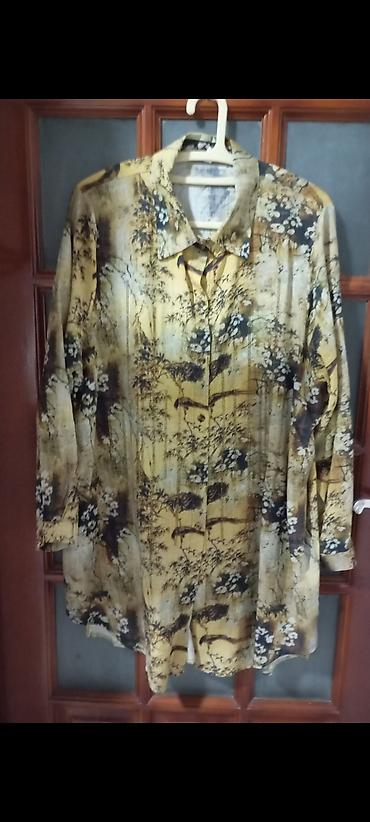 Другая женская одежда: Женский комплект рубашка длинная почти до колен+длинная юбка спереди — 5