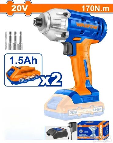 parkside baterija 20v 4ah lidl: Aku udarni odvija? 1/4 " 20V 2X1.5 Ah WADFOW WCD2512 Motor bez