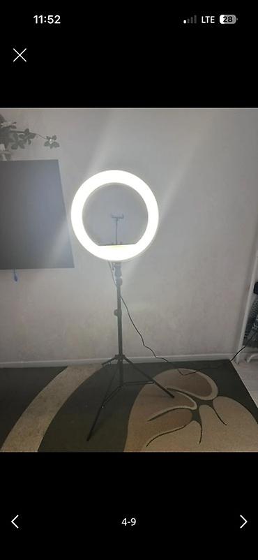sigma 50: Кольцевая LED‑лампа на штативе для фото/видео, стримов и макияжа — 2