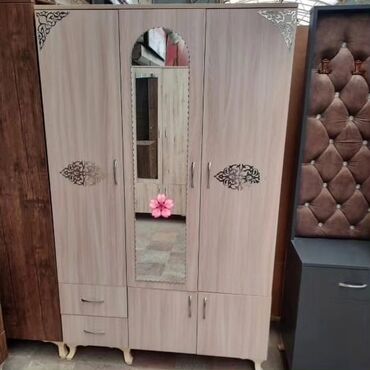 дсп мебель: Шкаф-вешалка, Новый, 3 двери, Распашной, Прямой шкаф, Азербайджан