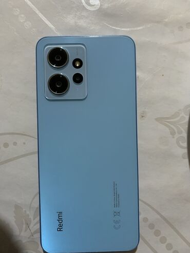 производительный компьютер: Redmi, Redmi Note 12, Колдонулган, 128 ГБ, түсү - Көгүлтүр, 2 SIM