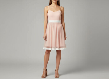 sukienki dla druhen pudrowy róż: Women`s dress, size S