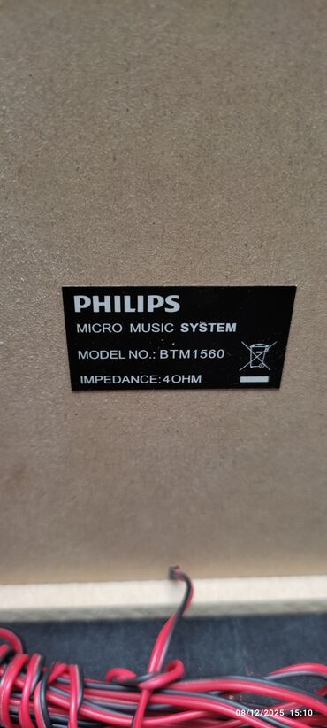 Musiqi mərkəzləri: Orginal made in Europe PHILIPS BMT 1560 Bluetooth USB micro musiqi — 29