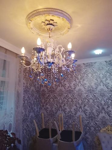antik samdan: Çılçıraq, 10 və daha çox lampa, Metal — 4