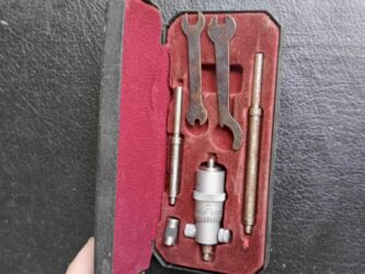 Dekorativ divar panelləri: Sovet mikrometr dəsti – tam orijinal, işlək vəziyyətdə. (Набор