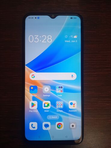 64 gb: Oppo A16, 64 GB, rəng - Göy, Barmaq izi, Sensor, İki sim kartlı