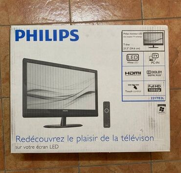philips s396 в Кыргызстан | УТЮГИ: Телевизор размером 21.5" дюйма (новый) philips 221te2lb led