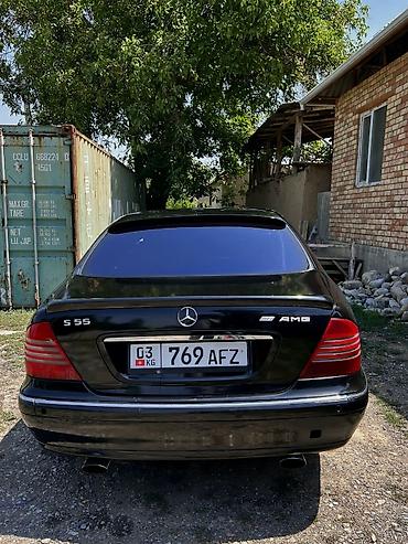Mercedes-Benz: Mercedes-Benz S-class AMG: 2001 г., 5.5 л, Автомат, Бензин, Седан at lalafo.kg — 4 Mercedes-Benz: Mercedes-Benz S-class AMG: 2001 г., 5.5 л, Автомат, Бензин, Седан — 4