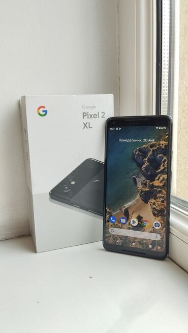 pixel 6: Google Pixel 2 XL, Б/у, 128 ГБ, цвет - Черный, 1 SIM