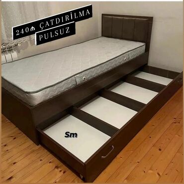 Çarpayılar: Təknəfərlik çarpayı, Matras ilə — 24