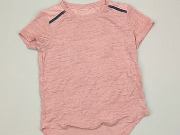 rozowa koszulka: Koszulka, 5-6 lat, 110-116 cm, stan - Bardzo dobry