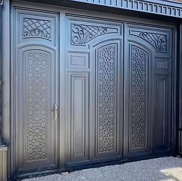 Распашные ворота: Ворота Ош Кованые ворота и калитки для частного дома - Материал — 12